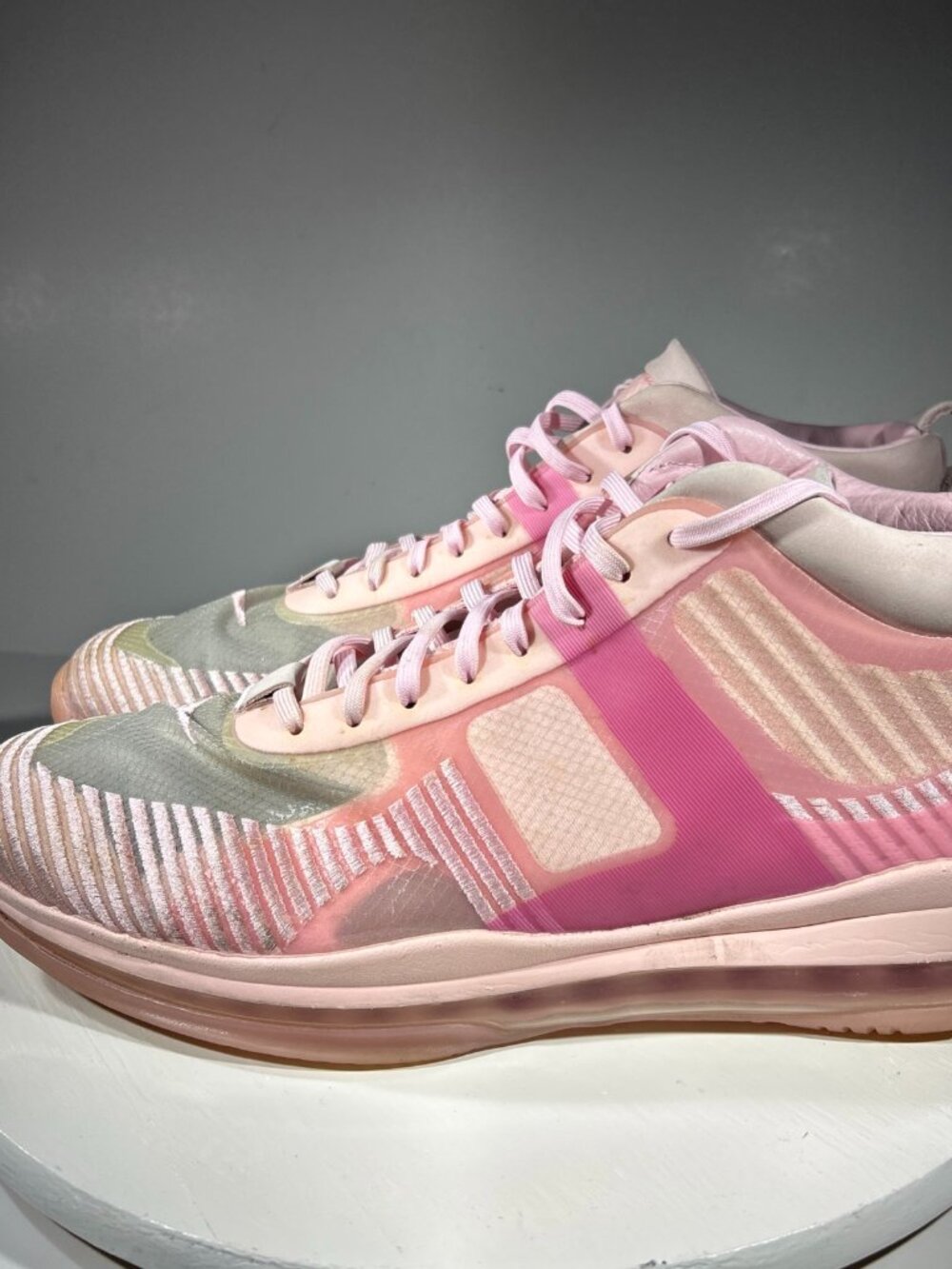 Nike Lebron X John Elliot Icon Mens Basketball Shoes Size 14 Tulip Pink Sneakers